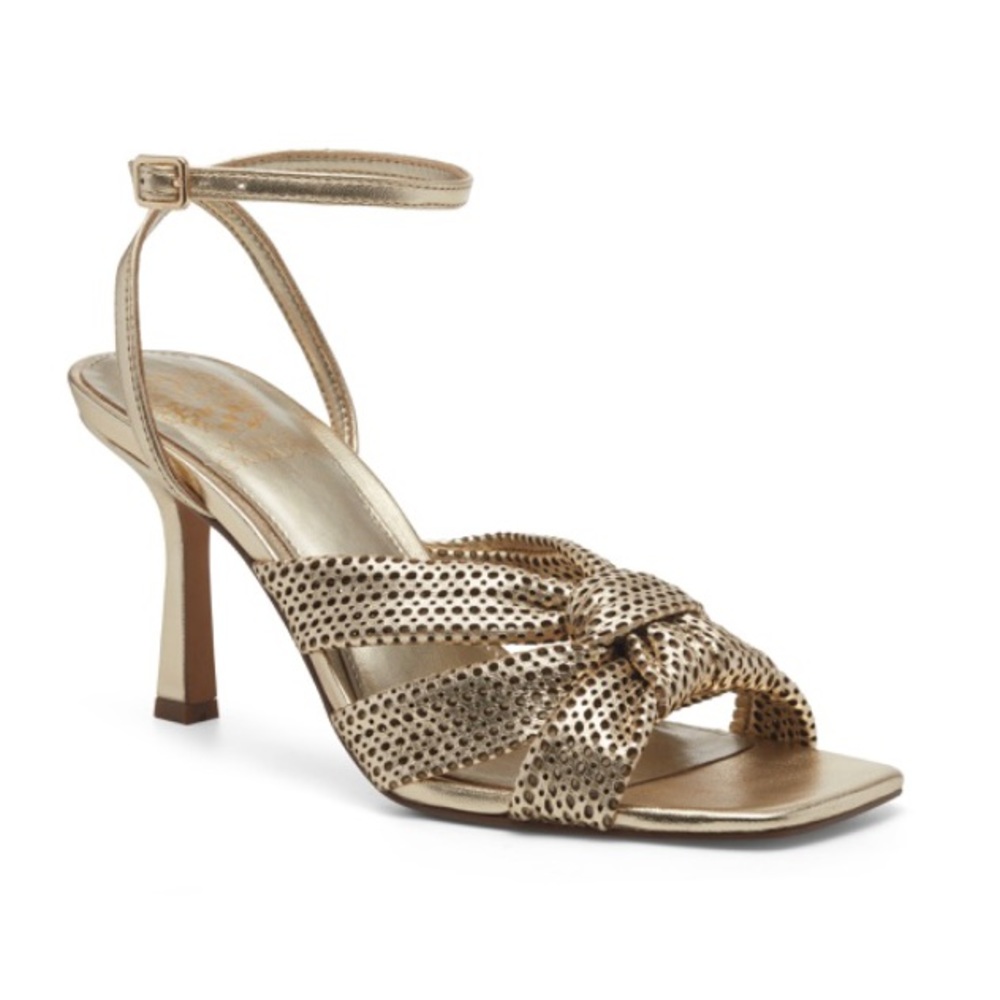 Vince Cammuto Ankle Strap Gold Sandal